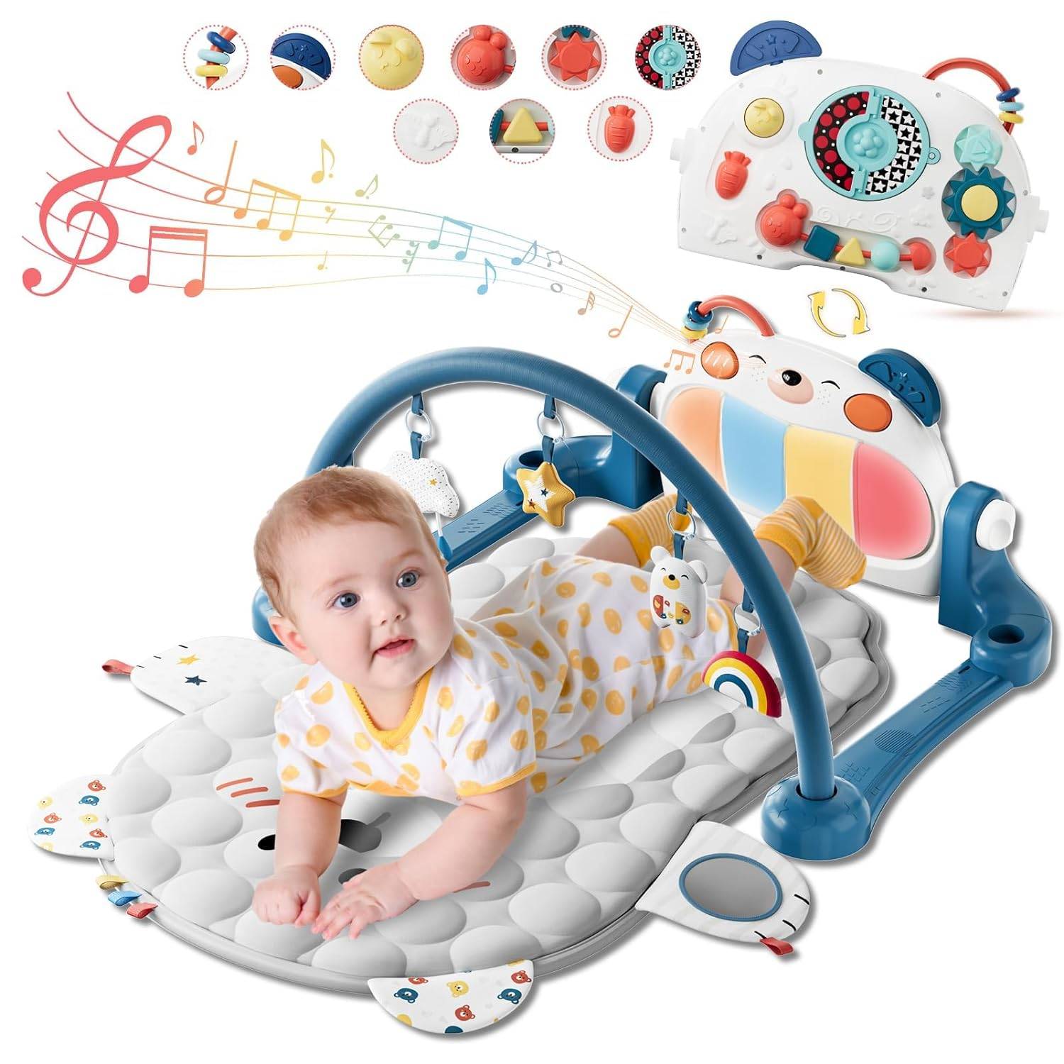 Blue baby play mat online